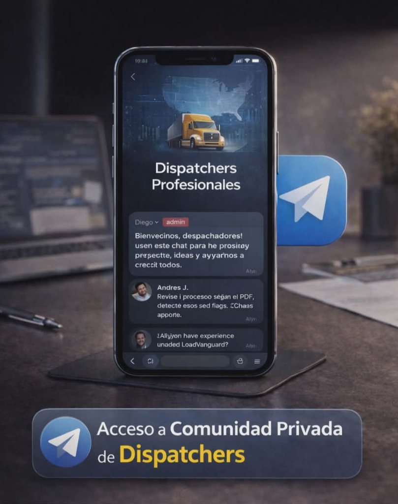 Comunidad de Dispatchers Profesionales en Telegram